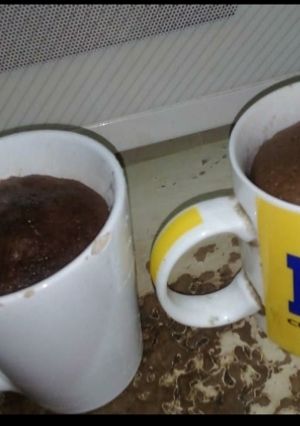 Una foto de Bizcochuelo en taza al microondas