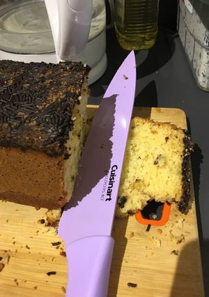 Una foto de Queque vainilla con cubierta chocolate