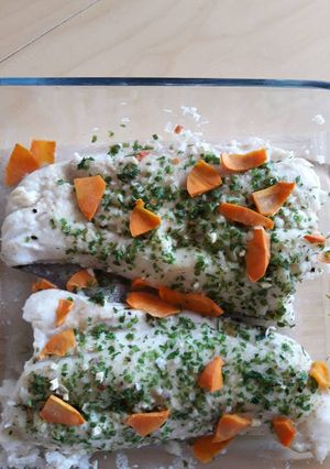 Une photo de Filet de merlu au vin blanc