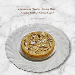 A picture of “Traditional Odisha Chhena Poda – Roasted Cottage Cheese Cake”.