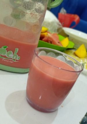 Milk Shake Watermelon ainihin hoton girkin
