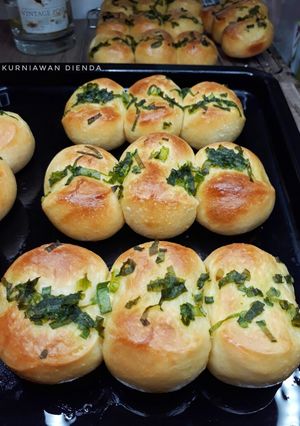 Foto resep Roti daun bawang