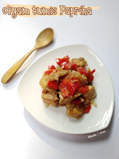 Foto resep Ayam Tumis Paprika