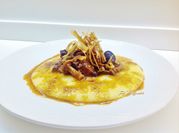 Una foto di polenta fritta