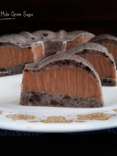 Foto resep Puding Milo Oreo Susu