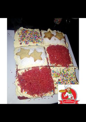 A picture of Redvelvet cake.