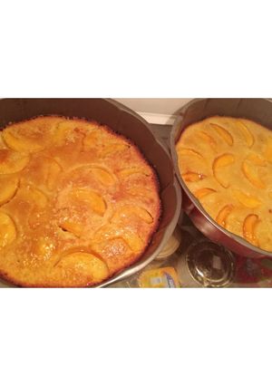 Una foto de Kuchen de Durazno