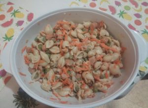 Una foto de Ensalada de conchitas