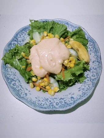 Langkah Mudah untuk Membikin Resep  Vegetables salad with simple dressing (anti-ribet-ribet-club) yang Bisa Manjain Lidah, Sempurna