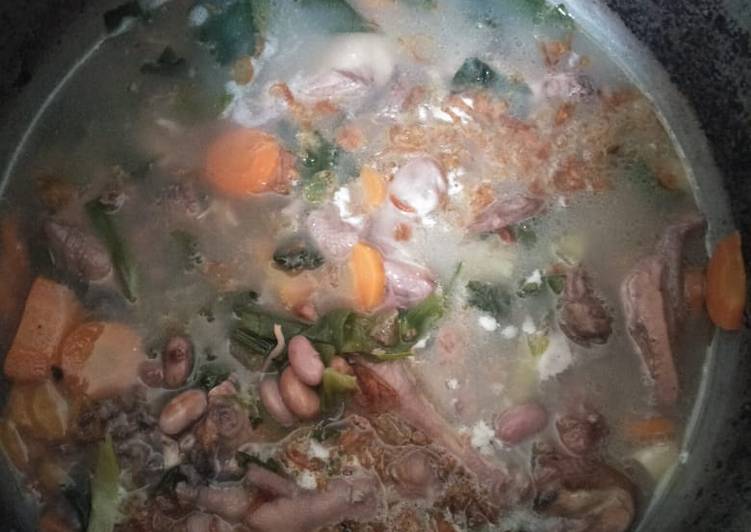 Resep Sop ayam dan kacang merah ala rumahan, Bisa Manjain Lidah