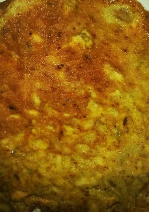 A picture of Chicken omelet.