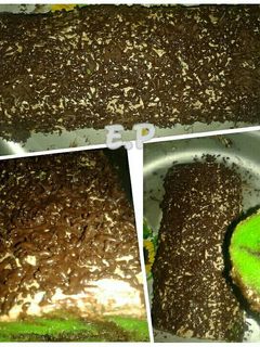 Foto resep Bolu gulung pandan coklat