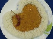 A picture of steamed rice