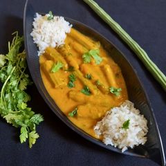 A picture of Drumsticks sabji.