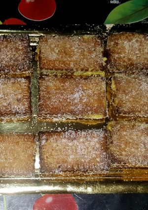 Una foto de Galletas fritas rellenas de crema