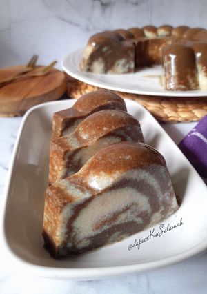 Foto resep Puding Zebra Roti Tawar