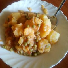 A picture of Irish potatoes with minji#4weekschallenge.