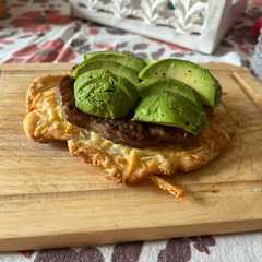 Una foto de Hamburguesa y lo qué hay!