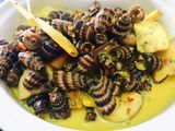 Siput sedut masak lemak cili api berserta terung