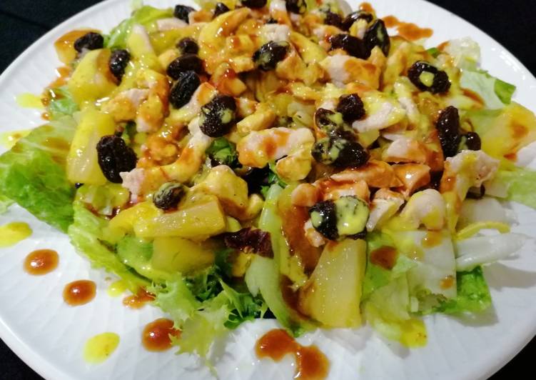 Ensalada templada 2 salsas