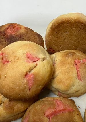 聖誕點心、草莓巧可餅乾 的食譜成品照片