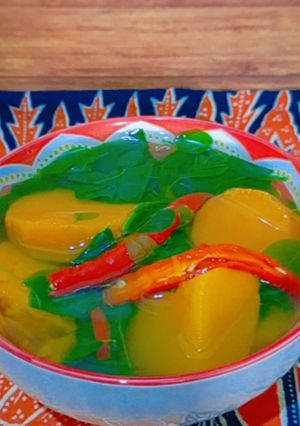 Foto resep Sayur Bening Kelor Ubi Labu