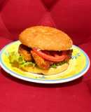 Sándwich de pollo apanado
