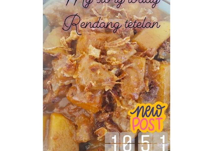 Rendang tetelan tralala