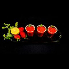 A picture of Strawberry shots.