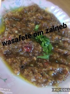 صورة لوصفة سلاطة مشوية 🥗 بالباذنجال 🍆 هايلة 😋❤️
