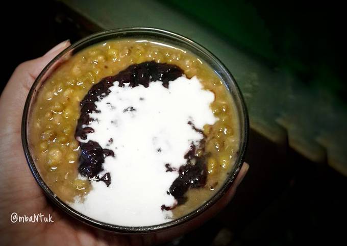 Langkah Mudah untuk Menyiapkan Bubur Kacang Ijo Ketan Item (cara simpel) yang Menggugah Selera