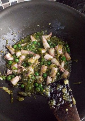 Foto resep Cumi Asin Leunca Sambel Ijo