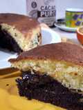 Bizcocho de chocolate y naranja sanguina