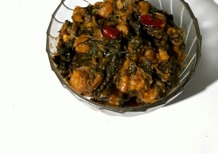 Recipe of Perfect Chole Palak