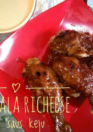 Foto resep Ayam ala Richeese plus saus keju