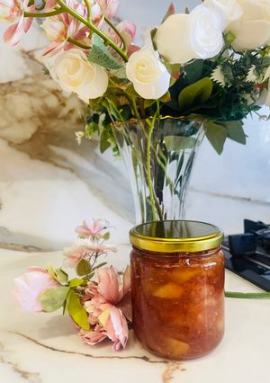 صورة لوصفة مربى الخوخ Peach jam