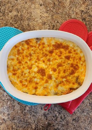 Une photo de Casserole de filet de porc et orge