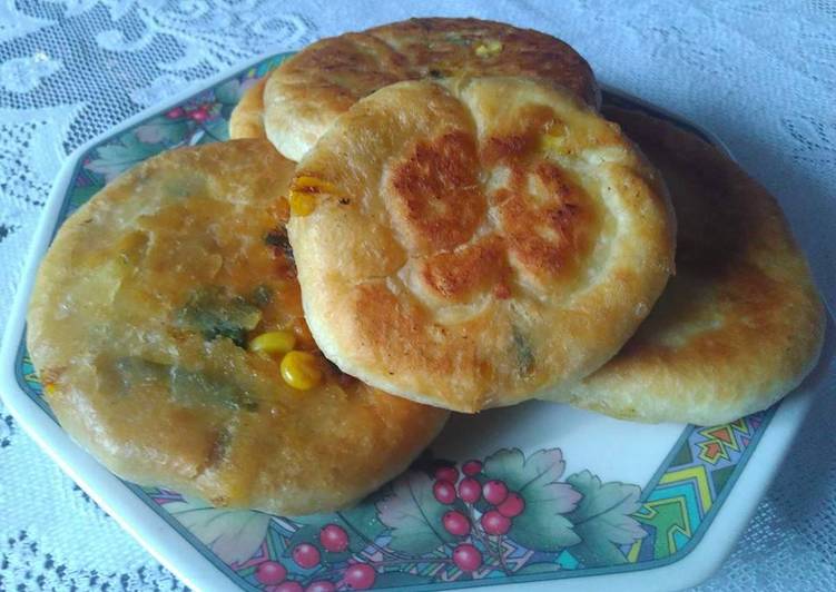 Hotteok/Korean Pancake isi Sayur