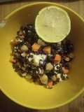 Belugalinsen Salat
