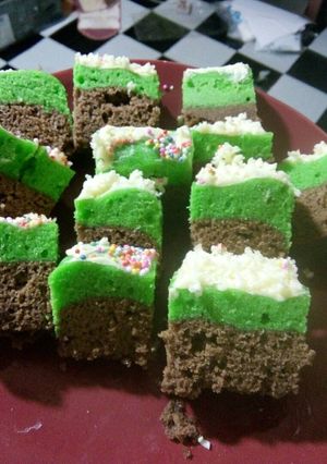 Foto resep Brownies chocolatos pandan ala ala