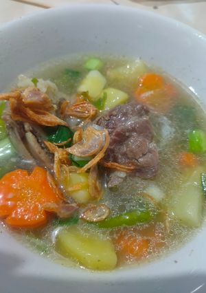 Foto resep Sop Iga Janda galak 😁 no presto (janda = Jawa Sunda)