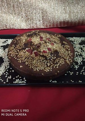 A picture of Ragi Sesame Cake.