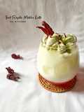 Iced Rosella Matcha Latte