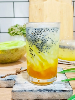 Foto resep Es melon markisa