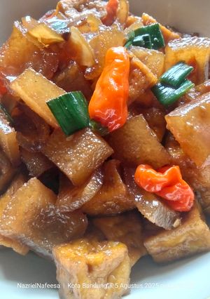 Foto resep 143. oseng kikil tahu