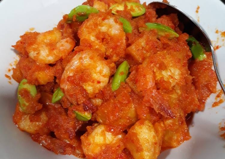 Teknik Rahasia Cara Memasak Balado Udang Kentang Pete Yang Enak Resep Koki