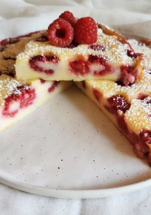 Une photo de Gâteau aux framboises