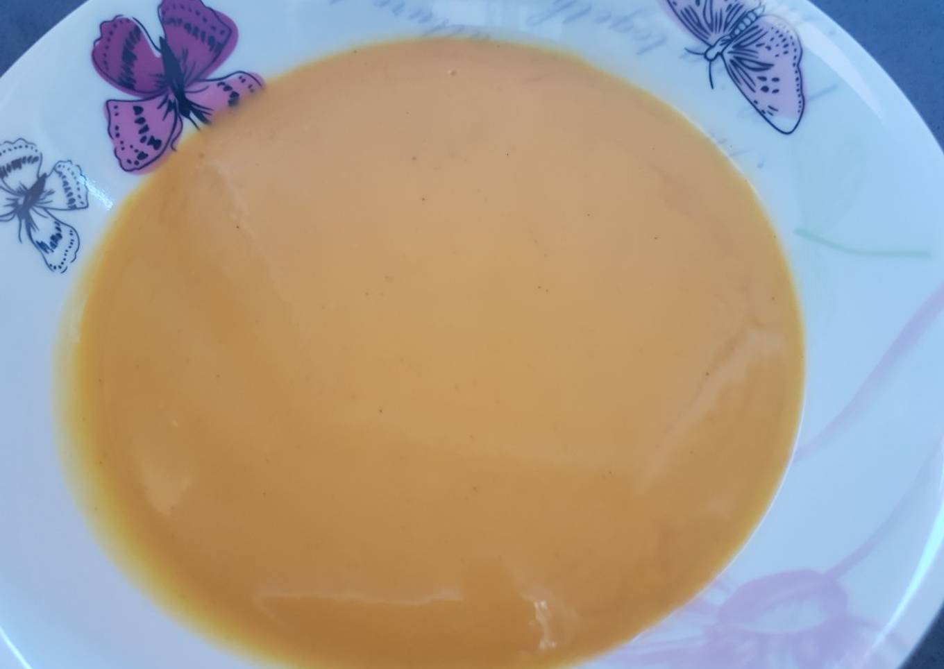 Crema de zanahorias y patatas