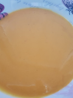 Una foto de Crema de zanahorias y patatas