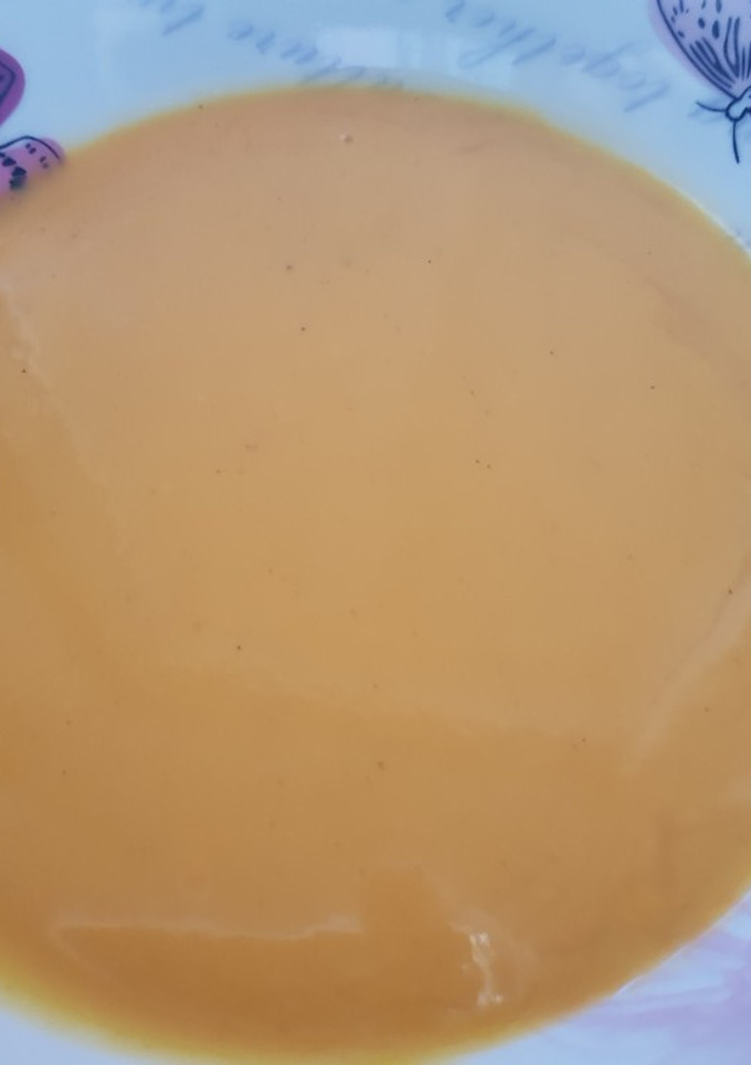 Una foto de Crema de zanahorias y patatas